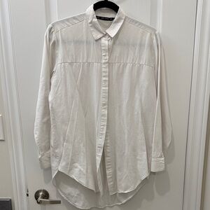 Zara Classic Oversized Button Up Shirt - Women’s